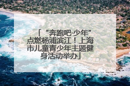 “奔跑吧·少年”点燃杨浦滨江！上海市儿童青少年主题健身活动举办