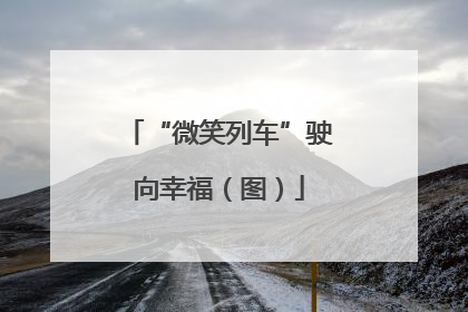 “微笑列车”驶向幸福（图）