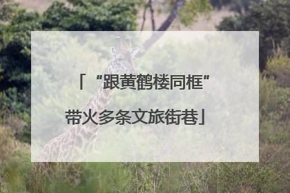 “跟黄鹤楼同框”带火多条文旅街巷