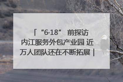 “6·18” 前探访内江服务外包产业园 近万人团队还在不断拓展｜内江东兴“红”在哪⑤