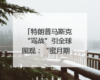 特朗普马斯克“骂战”引全球围观：“蜜月期”也曾亲密无间｜国际观察