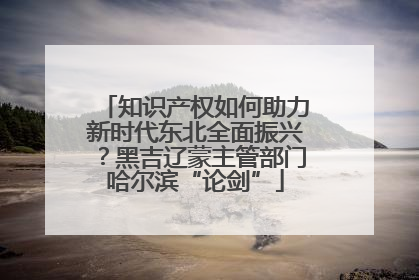 知识产权如何助力新时代东北全面振兴？黑吉辽蒙主管部门哈尔滨“论剑”