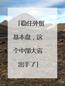 稳住外贸基本盘，这个中部大省出手了