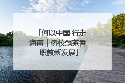 何以中国·行走海南｜侨校飘茶香 职教新发展