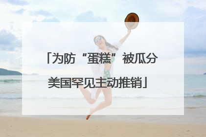 为防“蛋糕”被瓜分 美国罕见主动推销