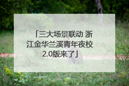 三大场景联动 浙江金华兰溪青年夜校2.0版来了