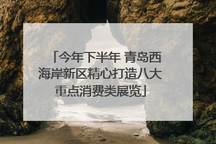 今年下半年 青岛西海岸新区精心打造八大重点消费类展览