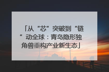 从“芯”突破到“链”动全球：青岛隐形独角兽重构产业新生态