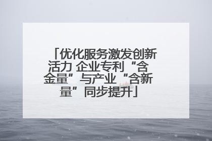 优化服务激发创新活力 企业专利“含金量”与产业“含新量”同步提升