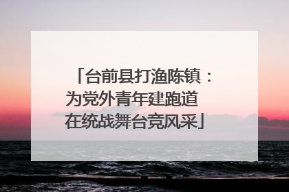 台前县打渔陈镇：为党外青年建跑道 在统战舞台竞风采