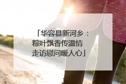华容县新河乡：粽叶飘香传温情 走访慰问暖人心