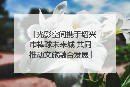 光影空间携手绍兴市棒球未来城 共同推动文旅融合发展