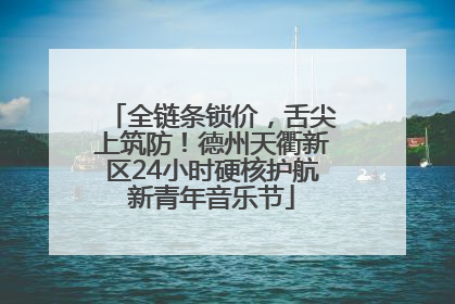 全链条锁价，舌尖上筑防！德州天衢新区24小时硬核护航新青年音乐节