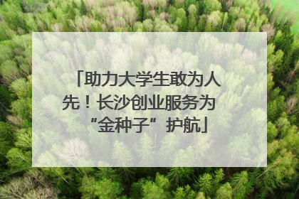 助力大学生敢为人先！长沙创业服务为“金种子”护航