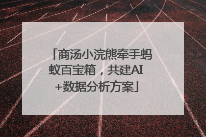 商汤小浣熊牵手蚂蚁百宝箱，共建AI+数据分析方案
