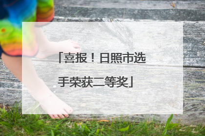 喜报！日照市选手荣获二等奖