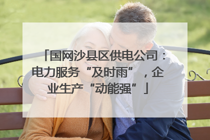国网沙县区供电公司：电力服务“及时雨”，企业生产“动能强”