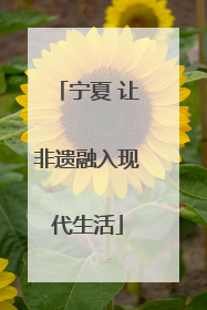 宁夏 让非遗融入现代生活