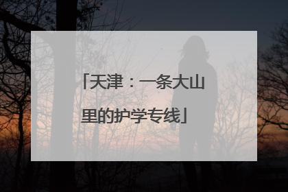 天津：一条大山里的护学专线