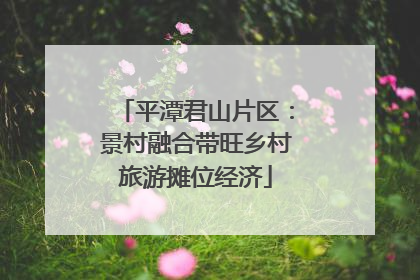 平潭君山片区：景村融合带旺乡村旅游摊位经济