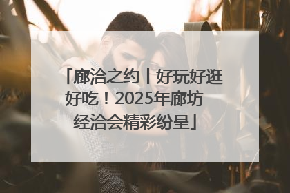 廊洽之约丨好玩好逛好吃！2025年廊坊经洽会精彩纷呈