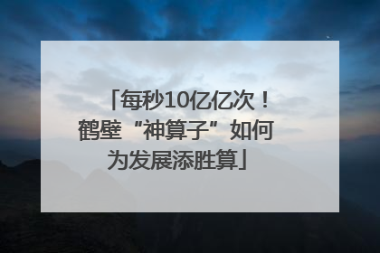 每秒10亿亿次！鹤壁“神算子”如何为发展添胜算