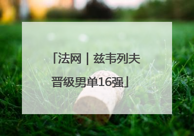 法网｜兹韦列夫晋级男单16强