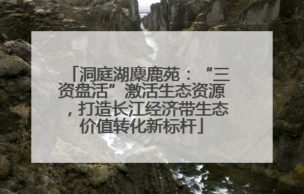 洞庭湖麋鹿苑：“三资盘活”激活生态资源，打造长江经济带生态价值转化新标杆