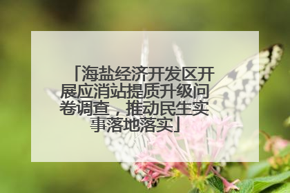 海盐经济开发区开展应消站提质升级问卷调查，推动民生实事落地落实