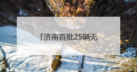 济南首批25辆无人快递车正式上路