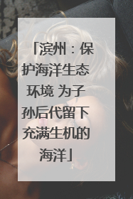 滨州：保护海洋生态环境 为子孙后代留下充满生机的海洋