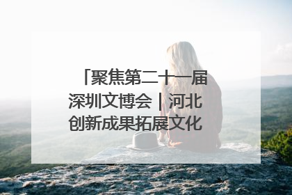 聚焦第二十一届深圳文博会｜河北创新成果拓展文化产业“朋友圈”