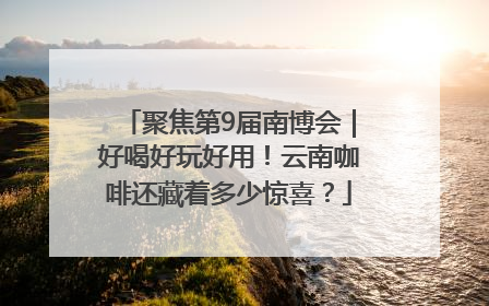 聚焦第9届南博会｜好喝好玩好用！云南咖啡还藏着多少惊喜？