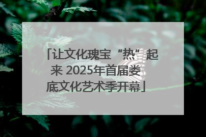 让文化瑰宝“热”起来 2025年首届娄底文化艺术季开幕