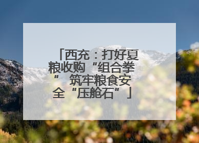 西充：打好夏粮收购“组合拳” 筑牢粮食安全“压舱石”