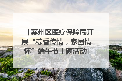襄州区医疗保障局开展“粽香传情，家国情怀”端午节主题活动