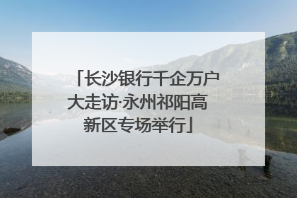 长沙银行千企万户大走访·永州祁阳高新区专场举行