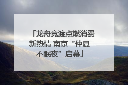 龙舟竞渡点燃消费新热情 南京“仲夏不眠夜”启幕