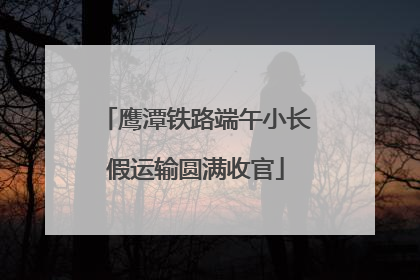 鹰潭铁路端午小长假运输圆满收官