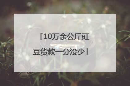 10万余公斤豇豆货款一分没少