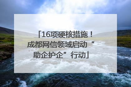16项硬核措施！成都网信领域启动“助企护企”行动