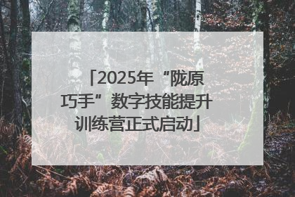 2025年“陇原巧手”数字技能提升训练营正式启动