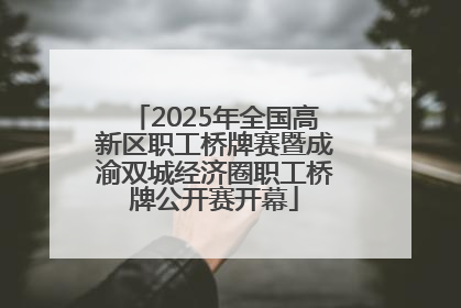 2025年全国高新区职工桥牌赛暨成渝双城经济圈职工桥牌公开赛开幕