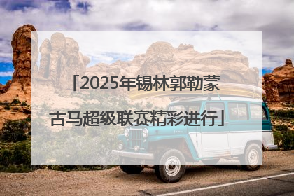 2025年锡林郭勒蒙古马超级联赛精彩进行