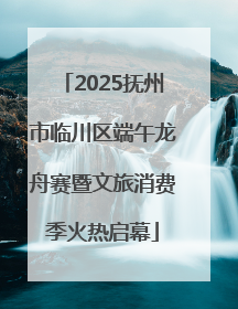2025抚州市临川区端午龙舟赛暨文旅消费季火热启幕