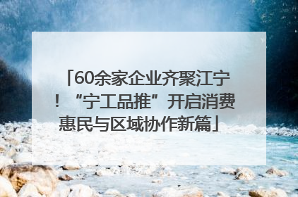 60余家企业齐聚江宁！“宁工品推”开启消费惠民与区域协作新篇